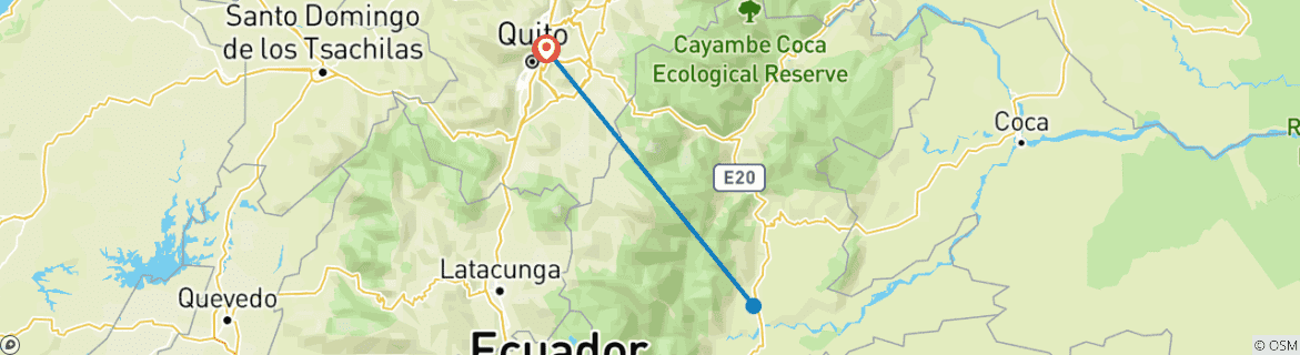Imagen de un mapa que muestra la ruta del circuito