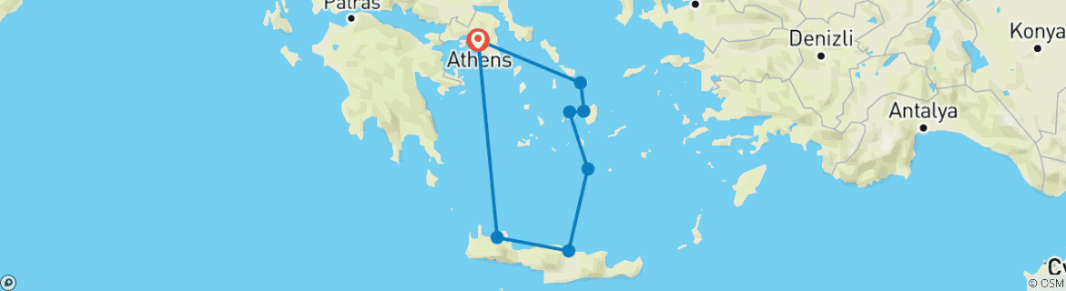 Imagen de un mapa que muestra la ruta del circuito