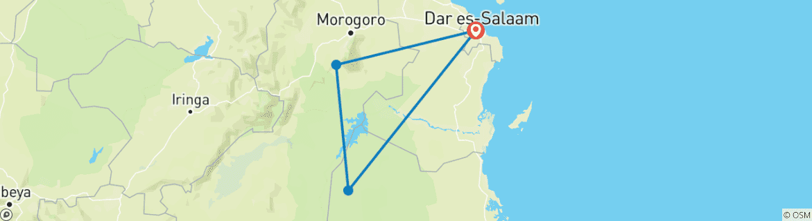 Imagen de un mapa que muestra la ruta del circuito