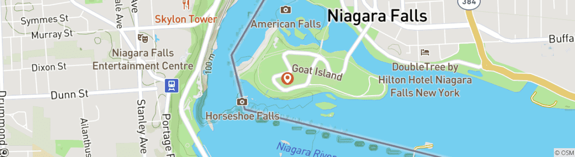 Kaart van Weekend voor singles in Niagara Falls