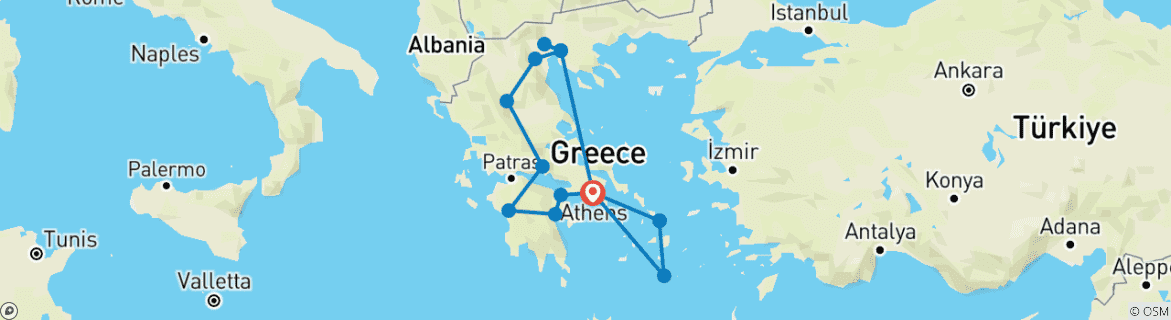 Imagen de un mapa que muestra la ruta del circuito