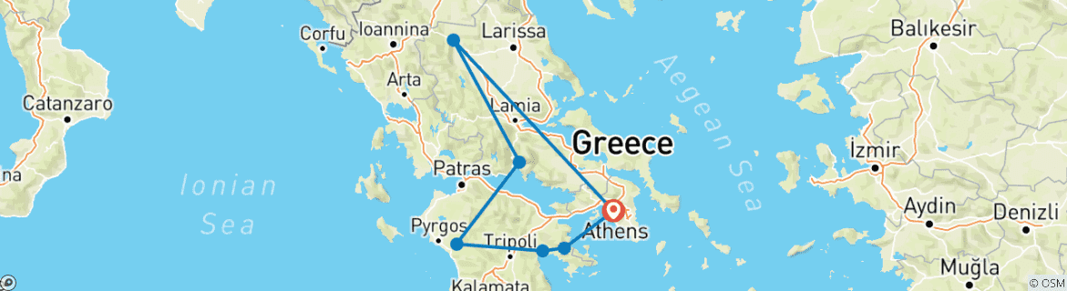 Imagen de un mapa que muestra la ruta del circuito