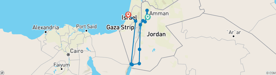 Imagen de un mapa que muestra la ruta del circuito