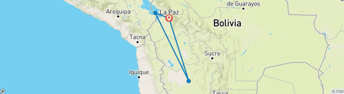 Imagen de un mapa que muestra la ruta del circuito