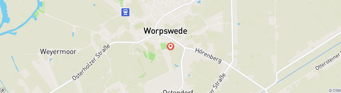 Carte du circuit Worpswede : Vacances créatives