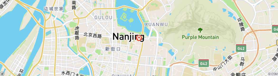 Carte du circuit Expérience culturelle à Nanjing, visite privée