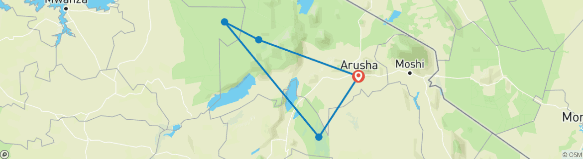 Imagen de un mapa que muestra la ruta del circuito