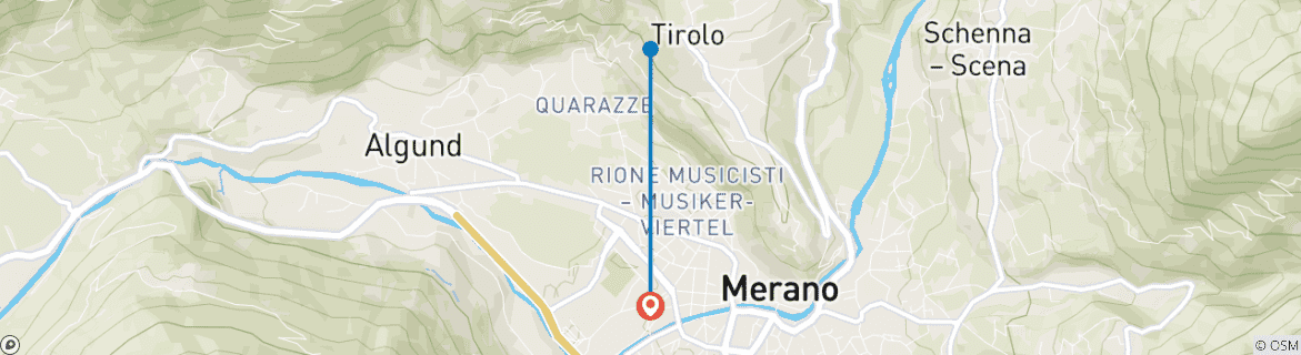 Imagen de un mapa que muestra la ruta del circuito