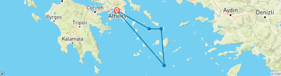 Imagen de un mapa que muestra la ruta del circuito