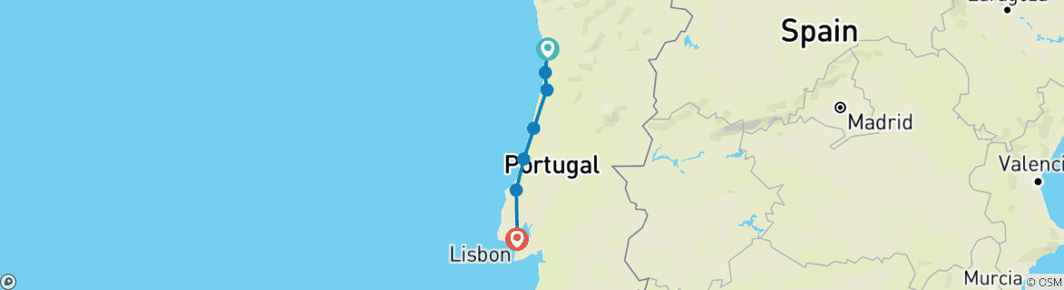 Imagen de un mapa que muestra la ruta del circuito
