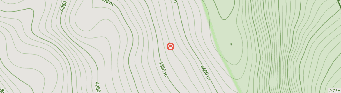 Carte du circuit 3 jours d'ascension du Mont Meru
