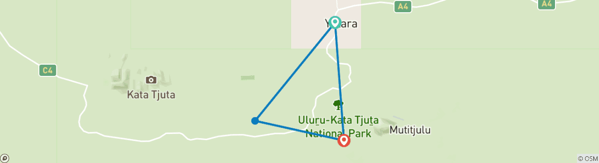 Imagen de un mapa que muestra la ruta del circuito