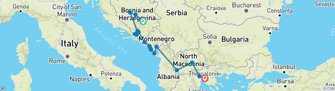 Imagen de un mapa que muestra la ruta del circuito