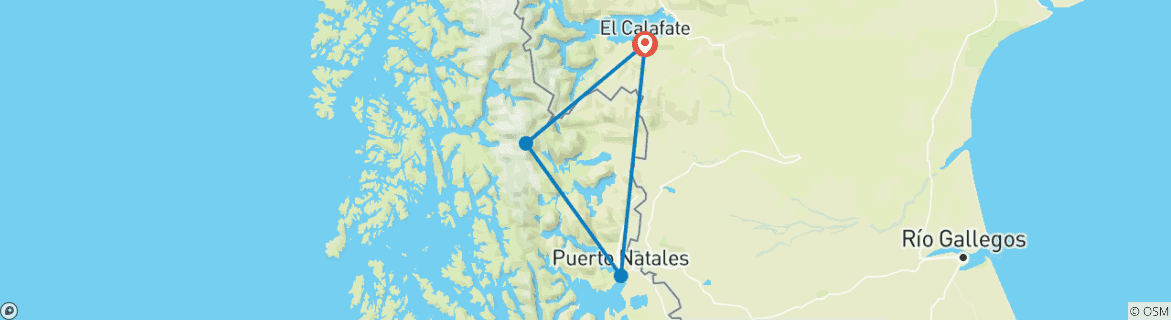 Imagen de un mapa que muestra la ruta del circuito