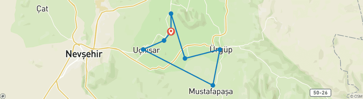 Imagen de un mapa que muestra la ruta del circuito