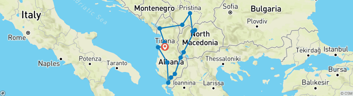 Imagen de un mapa que muestra la ruta del circuito