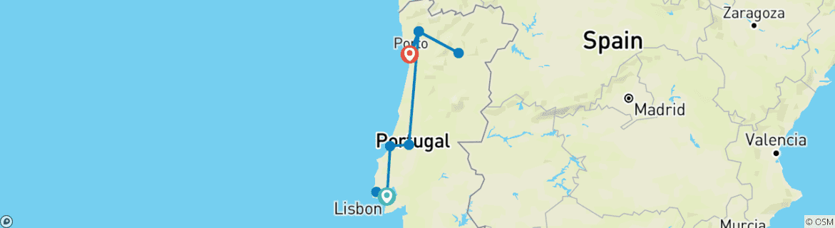 Imagen de un mapa que muestra la ruta del circuito