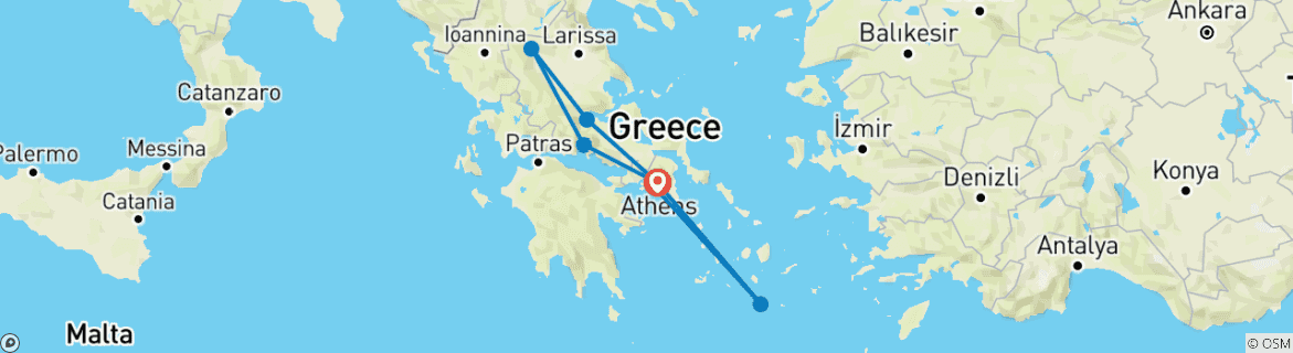 Imagen de un mapa que muestra la ruta del circuito