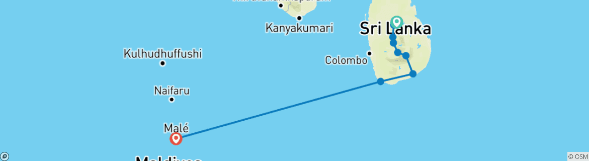 Imagen de un mapa que muestra la ruta del circuito