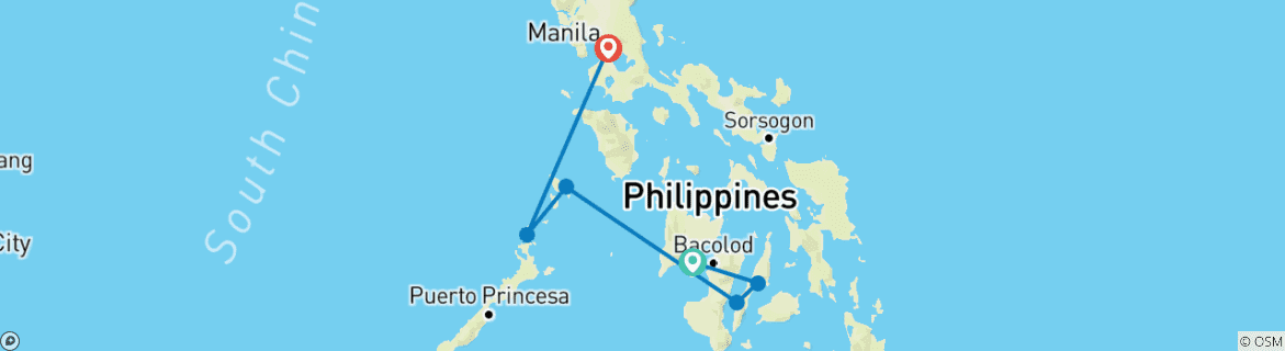 Imagen de un mapa que muestra la ruta del circuito