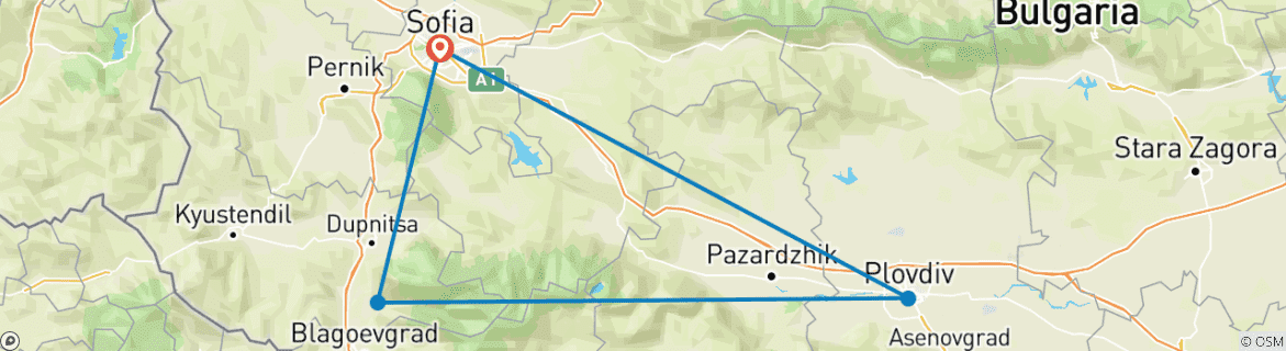 Imagen de un mapa que muestra la ruta del circuito