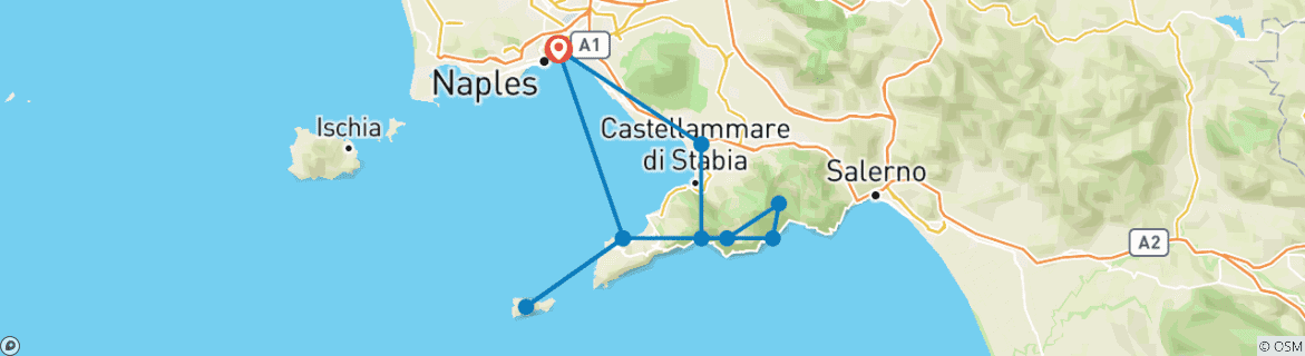 Imagen de un mapa que muestra la ruta del circuito