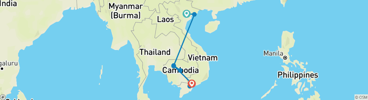 Cambodia Vietnam Days Nights Hanoi Halong Bay Siem Reap