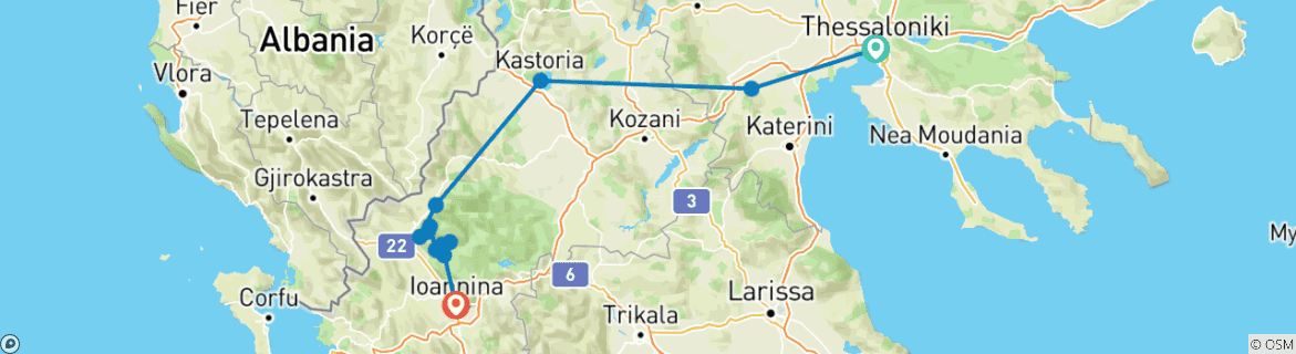 Imagen de un mapa que muestra la ruta del circuito