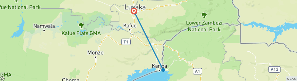 Imagen de un mapa que muestra la ruta del circuito