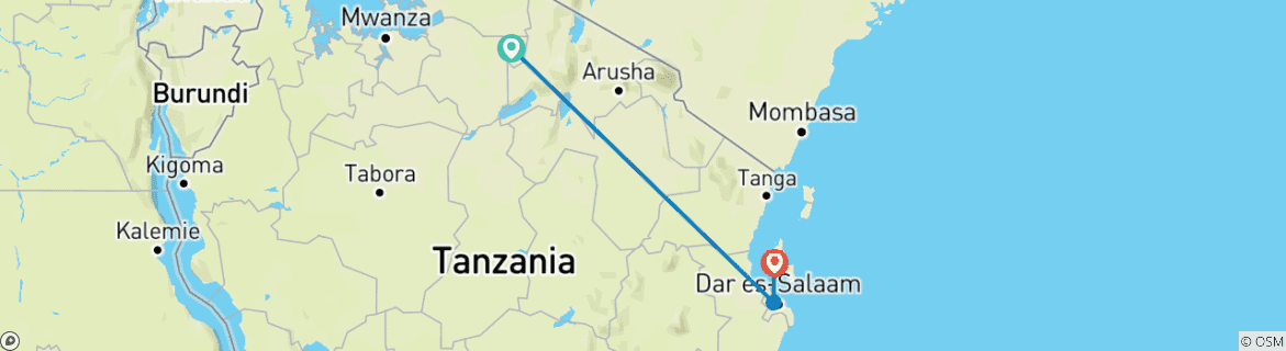 Imagen de un mapa que muestra la ruta del circuito