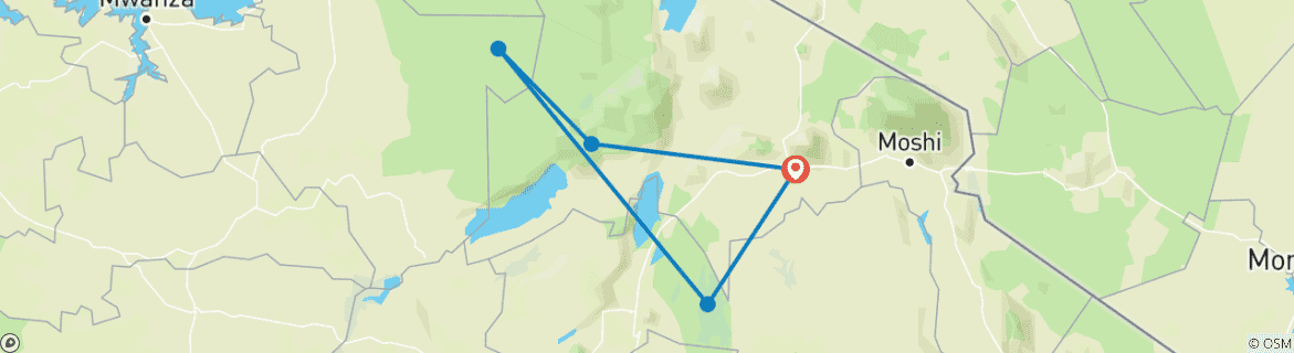 Imagen de un mapa que muestra la ruta del circuito