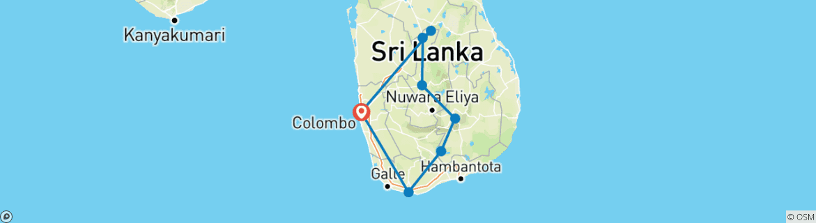 Imagen de un mapa que muestra la ruta del circuito