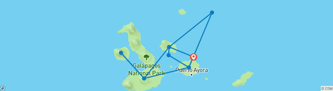 Imagen de un mapa que muestra la ruta del circuito
