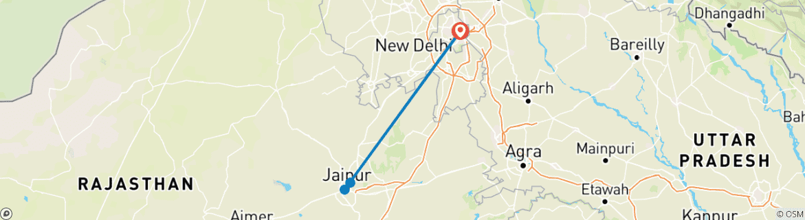 Imagen de un mapa que muestra la ruta del circuito