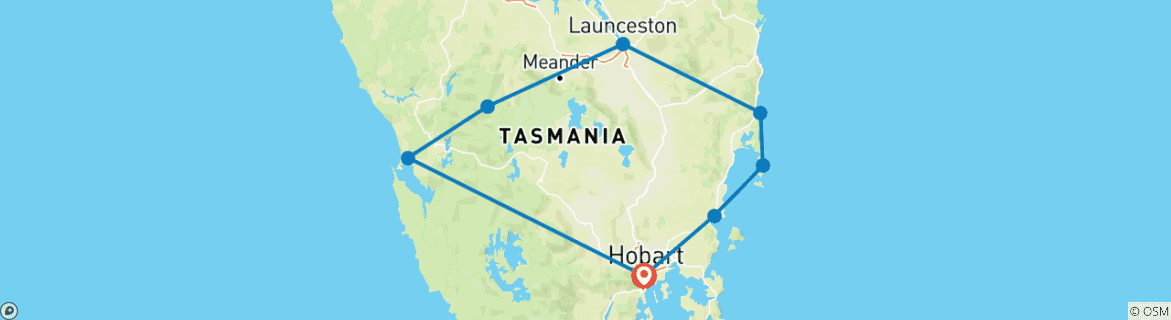 Imagen de un mapa que muestra la ruta del circuito