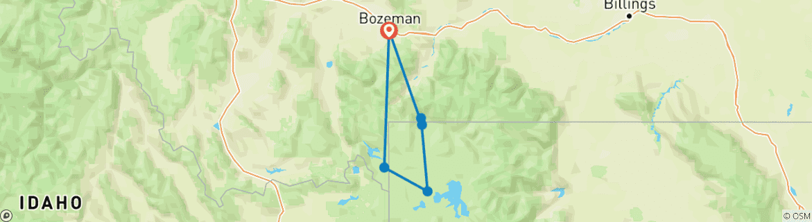 Imagen de un mapa que muestra la ruta del circuito