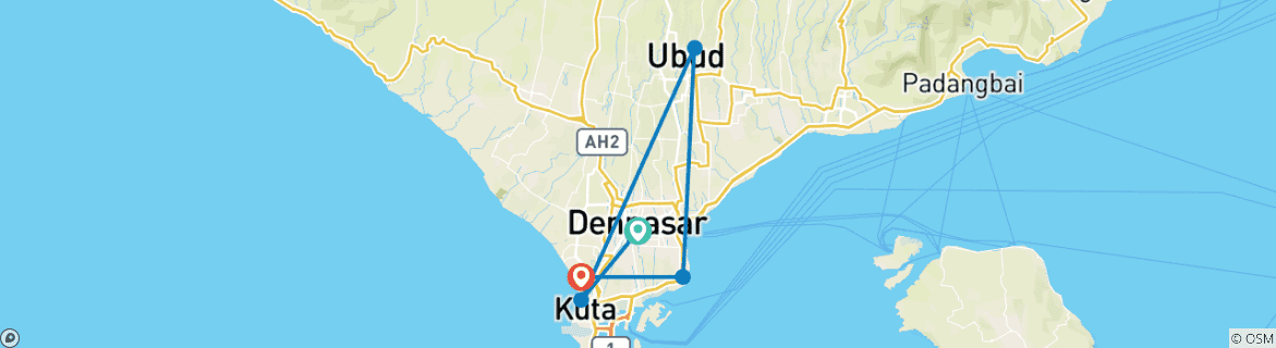 Imagen de un mapa que muestra la ruta del circuito