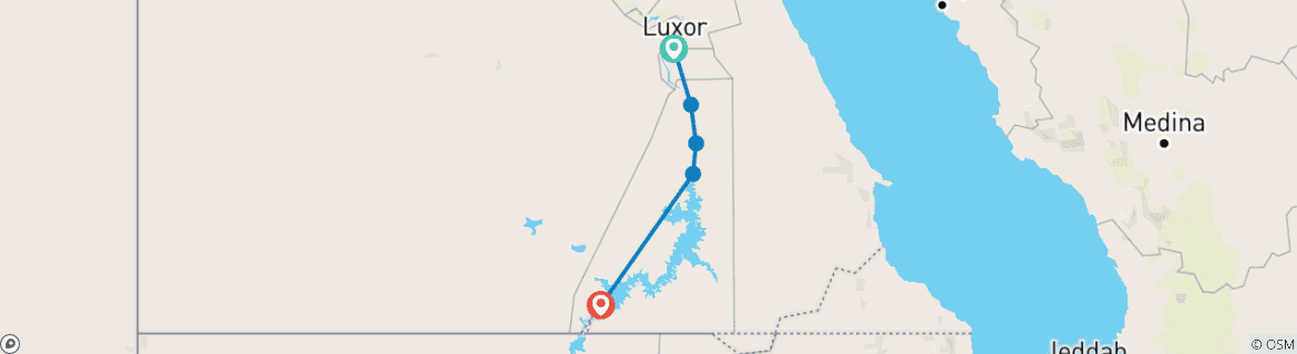 Imagen de un mapa que muestra la ruta del circuito