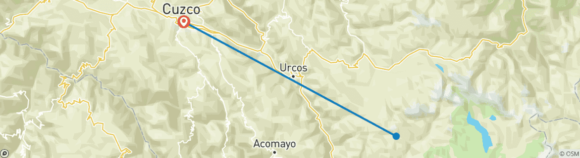 Imagen de un mapa que muestra la ruta del circuito