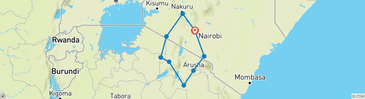 Imagen de un mapa que muestra la ruta del circuito