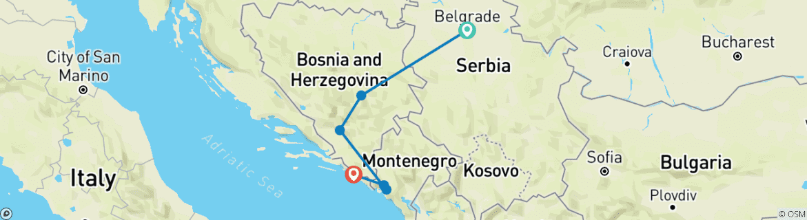 Imagen de un mapa que muestra la ruta del circuito