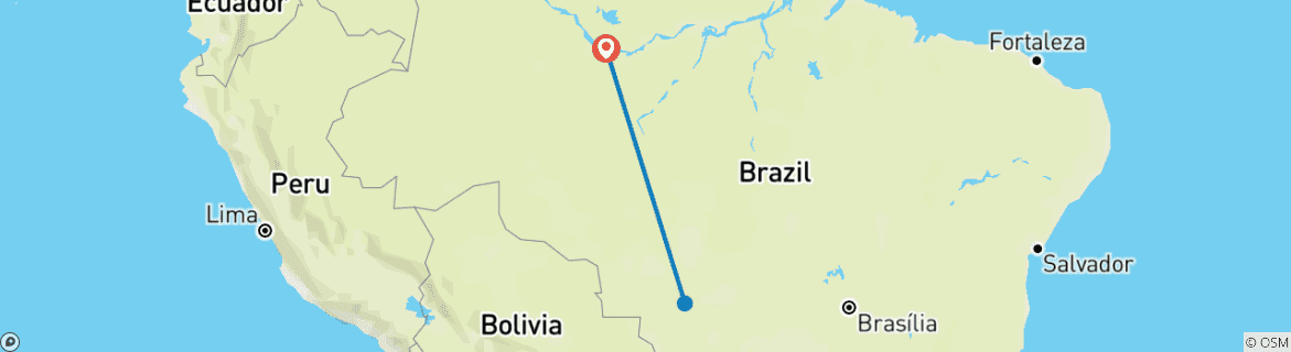 Image d'une carte montrant l'itinéraire du circuit