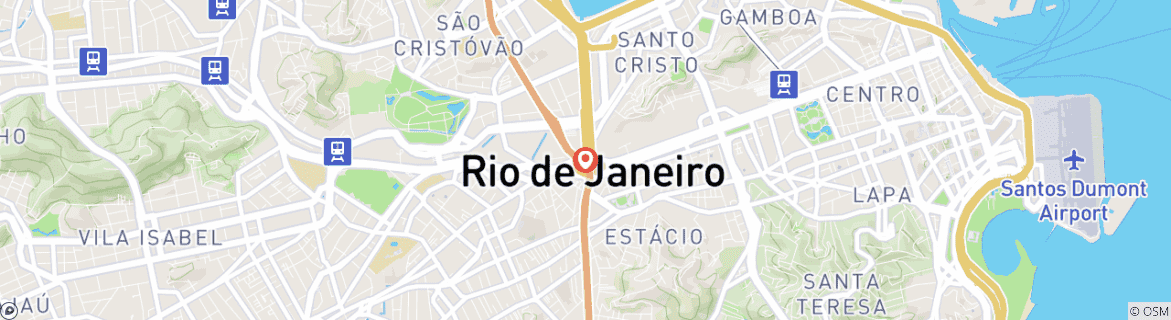 Karte von Rio de Janeiro Karneval