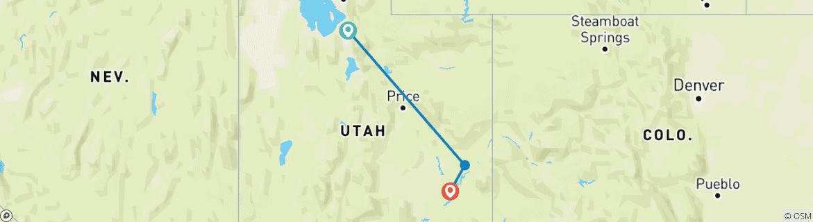 Imagen de un mapa que muestra la ruta del circuito