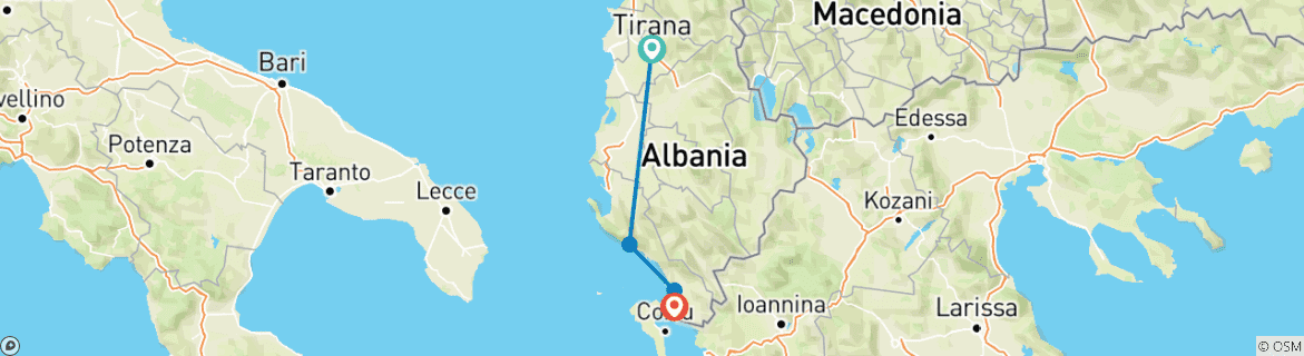 Imagen de un mapa que muestra la ruta del circuito