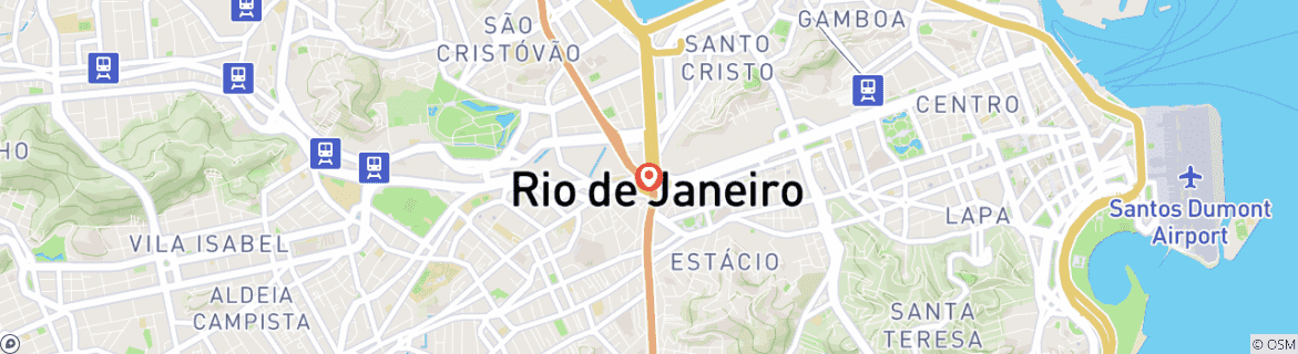 Carte du circuit Carnaval de Rio