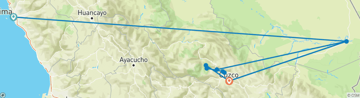 Imagen de un mapa que muestra la ruta del circuito