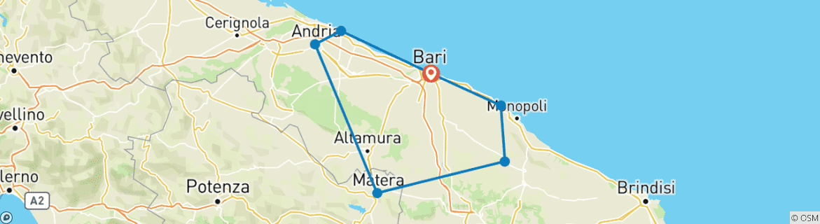 Imagen de un mapa que muestra la ruta del circuito