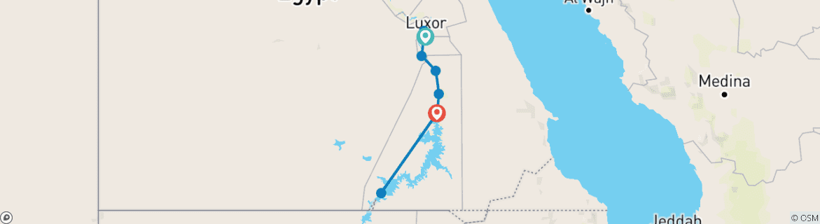Imagen de un mapa que muestra la ruta del circuito