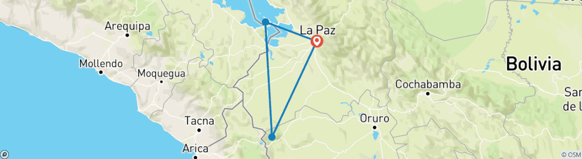 Imagen de un mapa que muestra la ruta del circuito